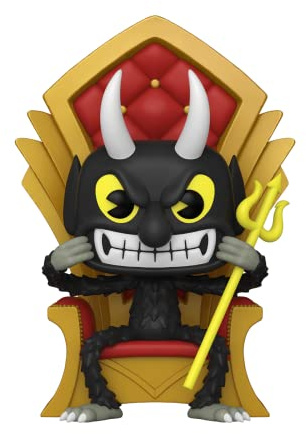 Funko POP! Deluxe: Cuphead - the Devil In Chair - Collectable Vinyl Figure - Gift Idea - Official Merchandise - Toys for Kids & Adults - Video Games Fans - Model Figure for Collectors and Display