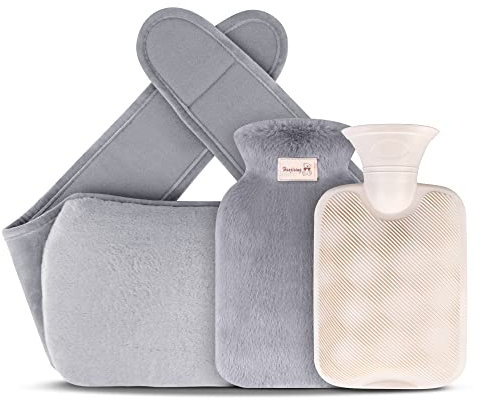 Bouillotte Vegena - Ceinture de lit - En caoutchouc moelleux - Pour enfants et adultes - Réchauffement de la taille