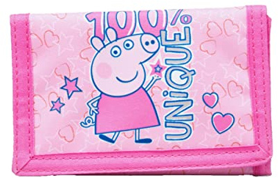 Peppa Pig Children's Pink Tri-Fold Wallet