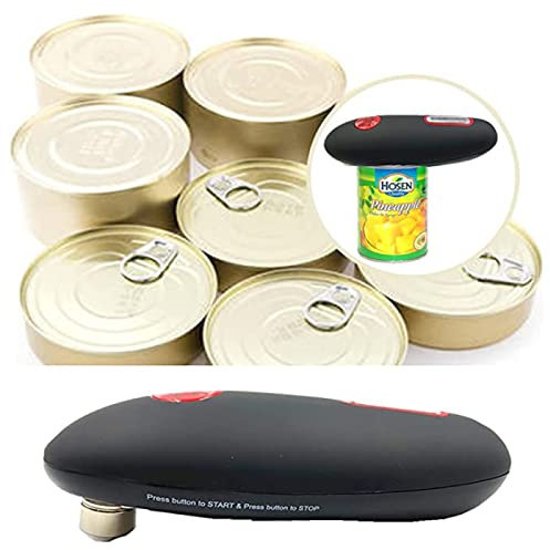 Weysat Abridor Latas, Bordes Ordenados Lisos Abrelatas EléCtrico, para El Hogar Cocina Restaurante Herramienta