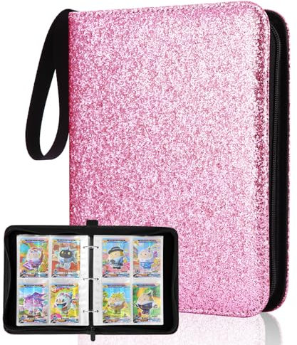 Sammelkartenalben 480Scrapbook Album für Karten, Sammelkarten Alben für Mädchen Albums for Trading Cards Karten Spielkarten