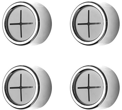 Comioke Geschirrtuchhalter, 4 Stück Handtuchhaken, ABS Material, Modernes Design, Silbergrau, Wandmontage, Ohne Bohren, Push and Pull Mechanismus