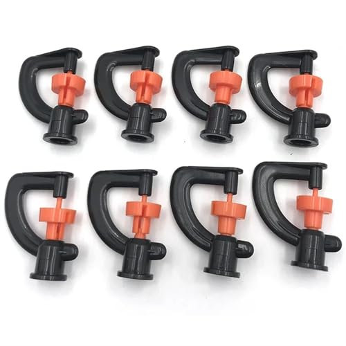 SHOSTYY 10 stücke 360 ​​° Rotary Micro Sprayer Wasser Control Sprayer G Form Garten Nebel Sprinkler Garten Baum Landwirtschaft Bewässerung