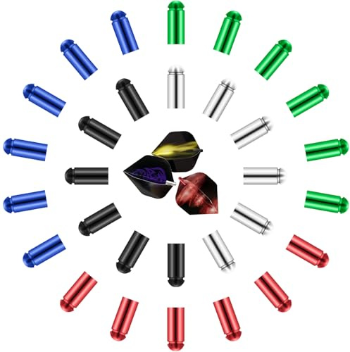 Bncxdc Dartflügel-Schützer, 30 Stück Dartflügel-Korrektor, Aluminium-Legierung Dart Flügel Protector halten einen perfekten 90-Grad-Winkel, professionelle Dart-Zubehör für den Wettbewerb