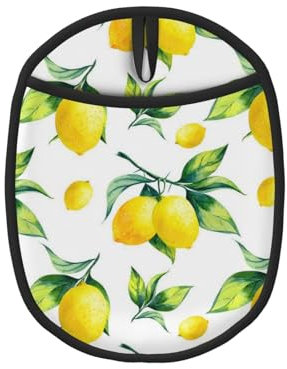 Citron, Maniques, maniques résistantes à la Chaleur, maniques de Cuisine en Silicone antidérapantes