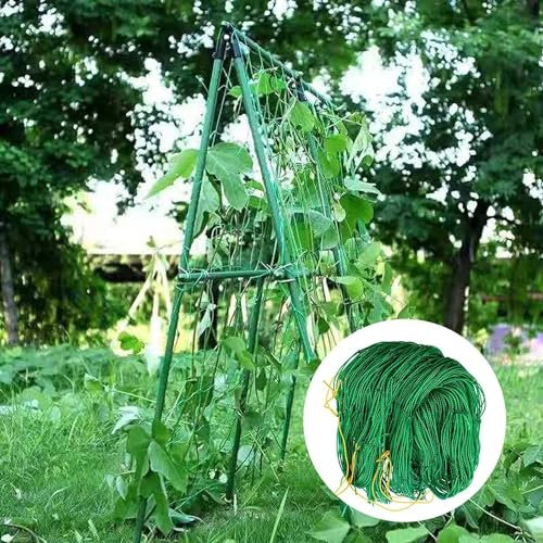 WXF86djl Children's climbing net Garden Plant Trellis Mesh, Plant Climbing Decorative Mesh, Garden Plant Climbing Support Mesh(1.8 x 3.6m)