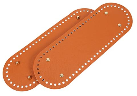 VALICLUD 2stücke Länglicher Leerer Taschenboden Aus Pu Für Diy Häkeltaschen Und Stricktaschen Ersatzboden Für Umhängetaschen Handtaschen Und Beuteltaschen