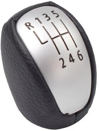Hguvsjd Manuel Pommeau Vitesse Pour Laguna 3 MK3 2008-2014 Sélecteur Manuel Changement Voiture Pommeau Levier Changement Vitesse Boîte Vitesses Manette Vitesse Couvercle Gear Shift Knob