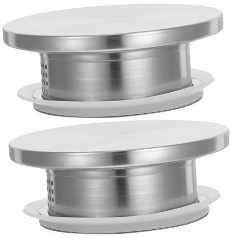 VICASKY 2 Pezzi Coperchio Per Caraffa in Acciaio Resistente Al Ruggine Filtro Per Caraffa D'acqua Con Due Uscite Senza Sbavature Comodo Da Usare