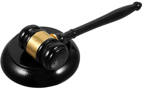 Uonlytech Marteau De Réunion Bois Marteau De Vente Aux Enchères pour Avocat De Juge pour Tribunal