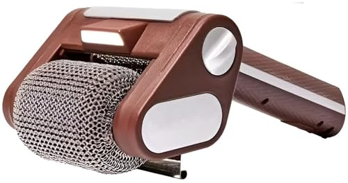 Nettoyeur électrique sans fil avec lumières LED intégrées, rechargeable à 350 tr/min, pour barbecue extérieur et cuisine