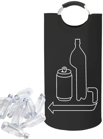 Raccoglitore di Bottiglie Vuote - Borse Di Deposito Ad Alta Capacità Con Maniglie - Raccolta Bottiglie 115L | per Cucina Ufficio Dispensa Garage Campeggio Picnic Spiaggia Bagagliaio
