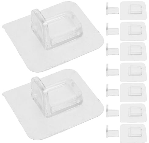 DECOMELODY Estabilizadores para Parque Infantil 50 Piezas 6X6 CM Antideslizantes para Muebles Infantiles sin Taladro Accesorios de Seguridad para Bebés y Pequeños