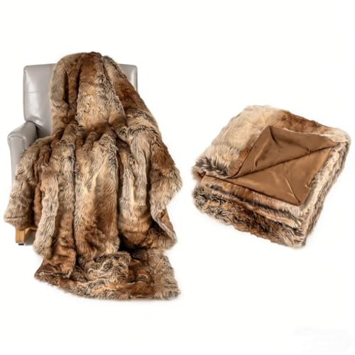 LIFEZEAL Manta Polar para Cama, Sofá y Viaje, Manta de Invierno para Cama de Matrimonio, 153 x 203 cm, Pelo Sintético Suave, Cálida, Lavable y Agradable al Tacto, Uso en Todas Las Estaciones