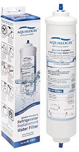 AL-CB7S Accessoires pour Réfrigérateur/Cartouche Filtre à Eau Externe pour Réfrigérateurs Side-by-Side Whirlpool/Convient à nombreux modèles (et beaucoup plus, Samsung, LG, Daewoo)