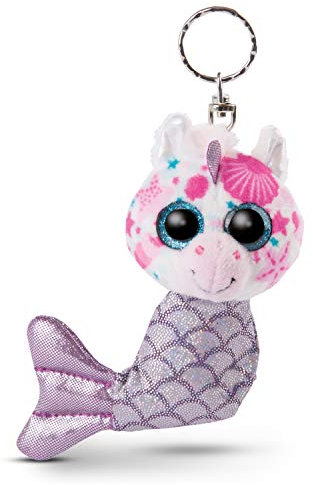 NICI Glubschis: Das Original – Glubschis Schlüsselanhänger Einhorn Pearlie 12 cm – Kuscheltieranhänger mit Schlüsselring für Schlüsselband, Schlüsselbund & Schlüsselhalter – 46822, 11cm