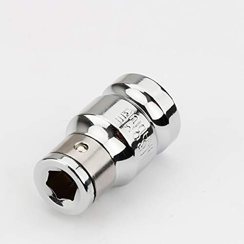 1/2 Square Hole to 10mm Socket Adaptor, Converter and Reducer for Impact Driver Conversions/Ratchet Wrenches