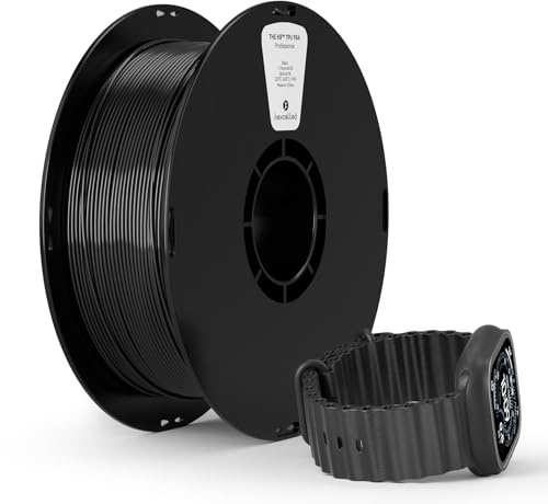 kexcelled TPU 95A Filament 1,75mm 1kg, Flexibel und Weich, Schwarz | Hervorragende Elastizität, 3D Drucker Materialient, Vakuumverpackung, für FDM Druckern