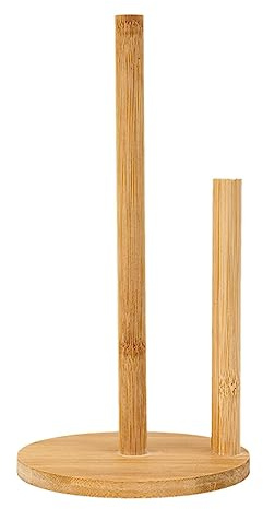 Sloane Holz-Papierturmständer,Küchenrollenhalter,Papierrollenhalter stehend Kitchen Rollenhalter aus Holz, mit Rutschfester Basis, für Küche, Schlafzimmer, Badezimmer