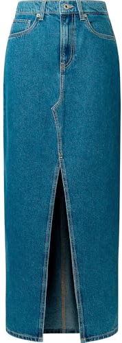 Pepe Jeans Maxi Skirt HW Gonna, Blu (Denim-Nd3), M Donna