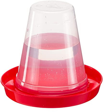 Beverino per Pulcini Pollame Abbeveratoio OLBIA 1, Plastica Riciclata, 0,5 Litri