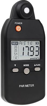 YQVEOT Light Meter, Digital Illuminance Light Meter, PAR Meter Advanced Sensor Measure Grow Light Intensity Lux Tester For Indoor And Outdoor Plant, Light Meter for Plants, Car Headlights, Home LED