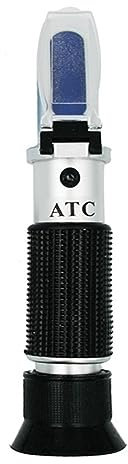 JOJIDE Refraktometer, Refraktometer Bier Würze Wein ATC SG 1.000-1.130 0-32%, for Zucker Wein Bier Obst,für Zuhause