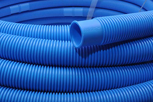 Pool-Profi24.de Poolschlauch ⌀32 mm Schwimmbadschlauch mit Muffen, Pumpenschlauch für Schwimmbecken, Saugschlauch, Solarschlauch (blau, 7,5m, 32mm)