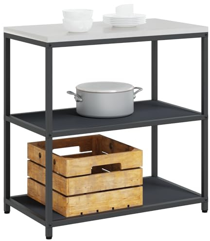 Gecheer 90 x 50 x 92 cm Anthracite Steel Modular Storage Cabinet - Indoor/Outdoor Use, Heat Resistant, Easy Assembly Model874956