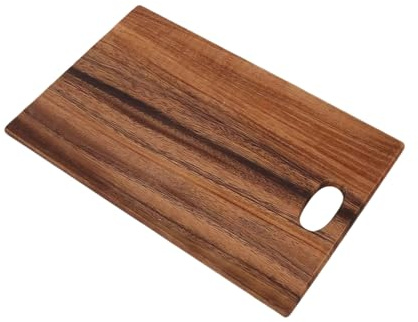 Tagliere in bambù 34 cm x 22 cm, tagliere da cucina per preparare pasti, formaggio e salumi, tagliere in legno per chef domestici