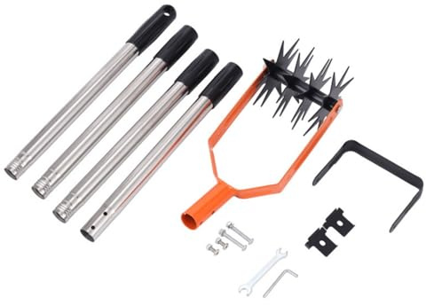 Motoculteur manuel ergonomique avec angles flexibles et design en acier renforcé pour une préparation sans effort du sol Motoculteur rotatif pour le jardinage
