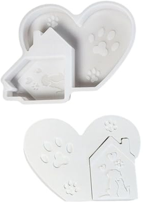 Stampi in silicone a forma di cuore per realizzare decorazioni in gesso per sapone silicone multiuso per resina epossidica stampi da forno in silicone per uso alimentare