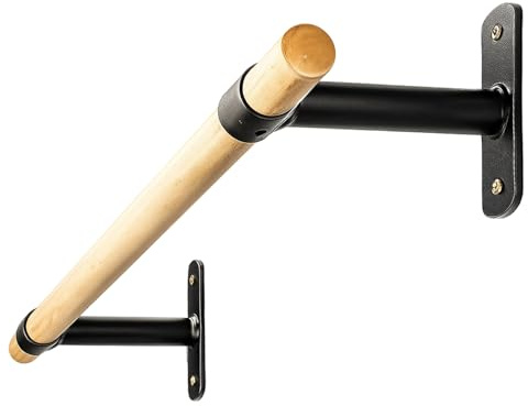 Youyijia Klimmzugstange Wand, Holz Pull Up Bar, Fitness Krafttraining Klimmzug Stange für Erwachsene/Teenager Oberkörpertraining, Calisthenics Equipment für Zuhause
