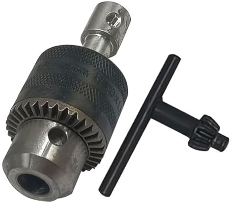 Gettimore Mini adaptador de portabrocas para amoladora angular, eje de metal de 78 mm con rodamiento interior de 5 mm y orificio de montaje de 10 mm, compatible con portabrocas estándar