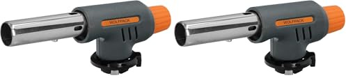 WOLFPACK LINEA PROFESIONAL - Soplete Para Cartucho 0,227 Kg. Encendido Piezo Electrico (Paquete de 2)