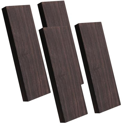 Ebony Wood Raw Timber - 2 Pieces of High Quality Solid Wood - Sizes As Selected | Ebaano Wood Crafts | Ebony Timber for Woodworking Projects