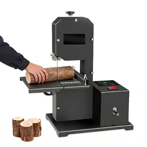 Benchtop Bandsaw with Adjustable Table for Woodworking Projects