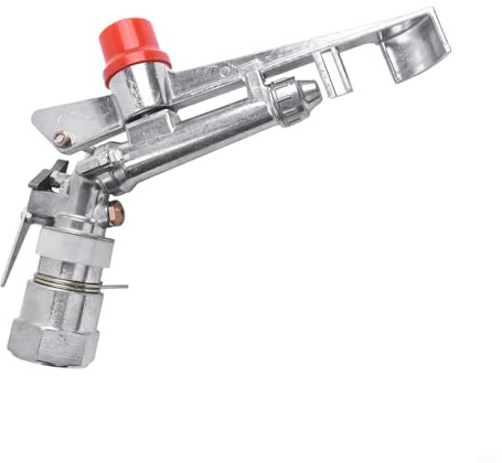 Verstellbarer Bewässerungssprinkler 1 Zoll aus Zinklegierung für Landwirtschaft und Garten, Reichweite 20-26m, Druck 3-4.5kg, hoher Durchfluss 7-10.2m³/h, robustes