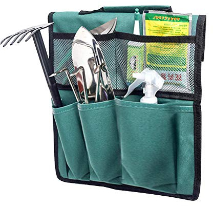 Koowaa Garden Kneeler Tool Bag Garden Tool Storage Bag Portable Tool Pouch for Outdoor Gardening Folding Foam Padded Knee Pad Kneeler Gardening Stool