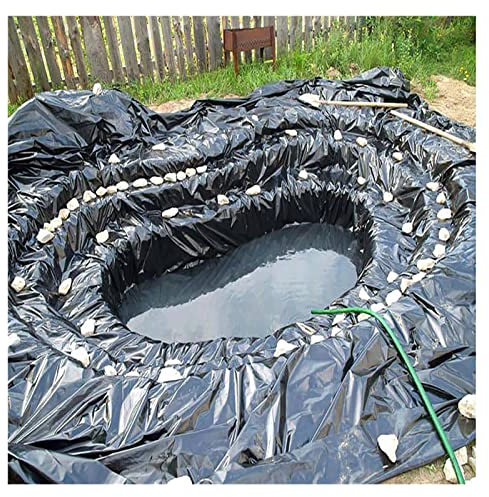DYXJB Estanque Prefabricado Tortugas Material de Refuerzo Impermeable de HDPE Tela Asfáltica para Embalses, Piscinas de Paisaje, Lagos Artificiales (Color : Black, Size : 2x3m)