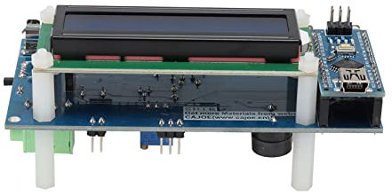 Kit Misuratore Contatore Geiger, Modulo Kit Contatore Geiger USB, Circuito Stampato, Allarme Visivo Acustico, Acquisizione Dati PC, Tubo GM per Rilevamento Radiazioni Nucleari