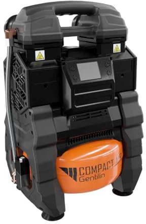 COMPRESSORE A PISTONI GENTILIN DC100/02 A SECCO 5 LITRI 230V-18V-12V - 50Hz (fornito privo di batterie e caricabatterie)