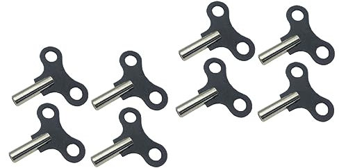 Hoement 8 STK Uhr-Reparatur-Werkzeug Uhren Hotfix-Tool Uhr Werkzeug Uhrwerkzeugset Uhrwerkzeugkoffer Schlüssel für Holzuhr Uhrwerkzeug aus Holz Reparaturwerkzeug für Uhr Schlüssel für Uhr