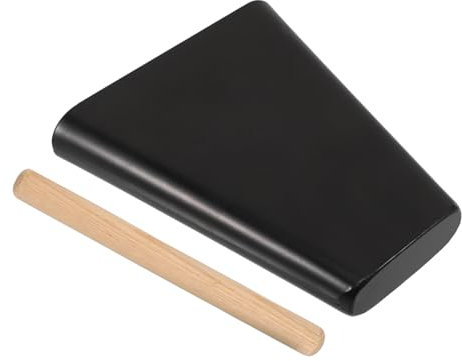 TOGEVAL 1satz Metal Cowbell Instrument Mit Holzschlägel Tragbare Kuhglocke Für Partys Und Bühnenauftritte Leicht Und Einfach Zu Montieren Für Schlagzeuger Und Musikliebhaber