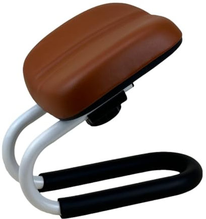 Ronyme Meditationshocker Gebetsbank, Erwachsene Knieer Ergonomisches Geschenk vielseitige Knienbank, einstellbare Höhe für Studio, Braun