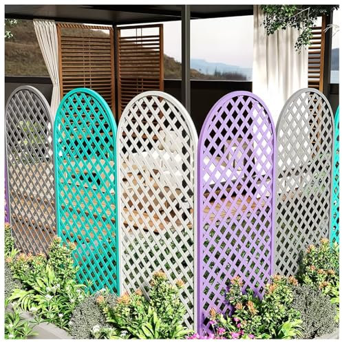 Brise-vue autoportant - Clôture décorative pour jardin extérieur - Grand treillis idéal pour plantes grimpantes