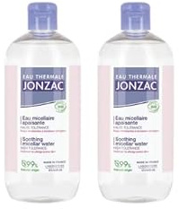 Eau thermale Jonzac reactive Eau Micellaire Apaisante Bio Peaux Sensibles 2x500ml