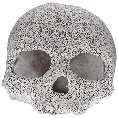 Kisangel Cachette Poisson Grotte Décorative pour Aquarium Eau Douce Ornement de Paysage et Cachette pour Crevettes et Poissons Abri pour Reproduction et Jeu