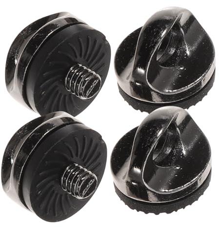 MUELODSIC 4 pezzi Vite di Fissaggio Tracolla Fotocamera Rondella Montaggio Rapido per Rilascio Veloce Connessione Sicura per Cinghia da e Spalla