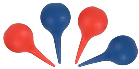 Hoement Ohrreinigungs Quetschballon zur Entfernung von Ohrenschmalz 75ml 4 Stück aus Silikon mit Sicherem Griff für Erwachsene und Ältere Personen
